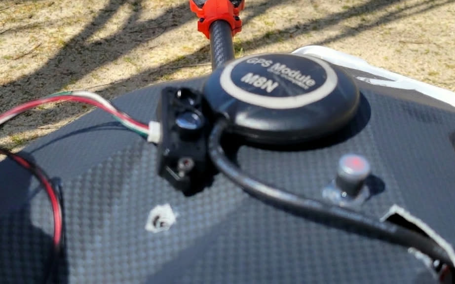 GPS log — unshielded LiDAR near GPS