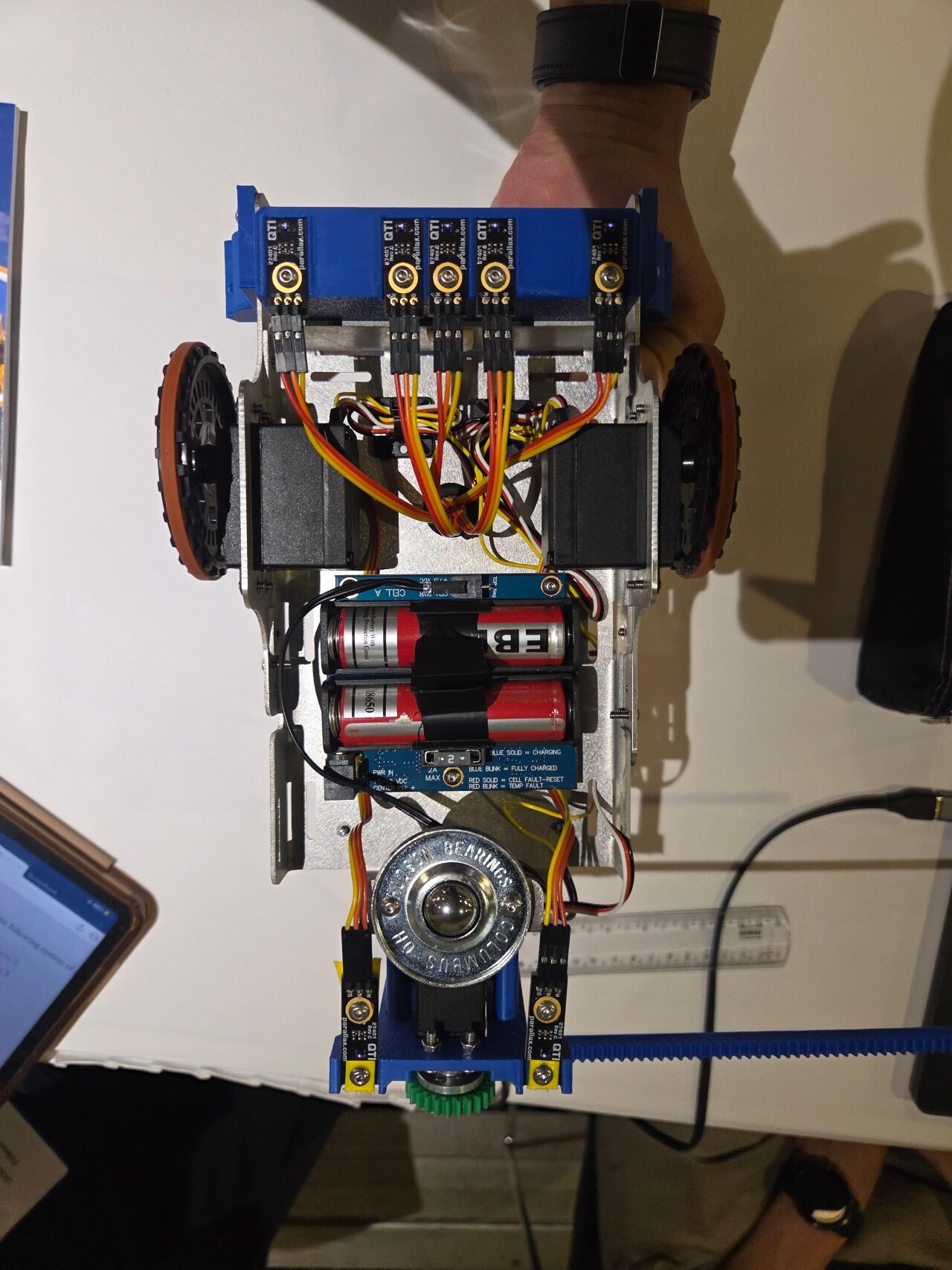Top-down view of the UC Davis ASABE 2026 robot