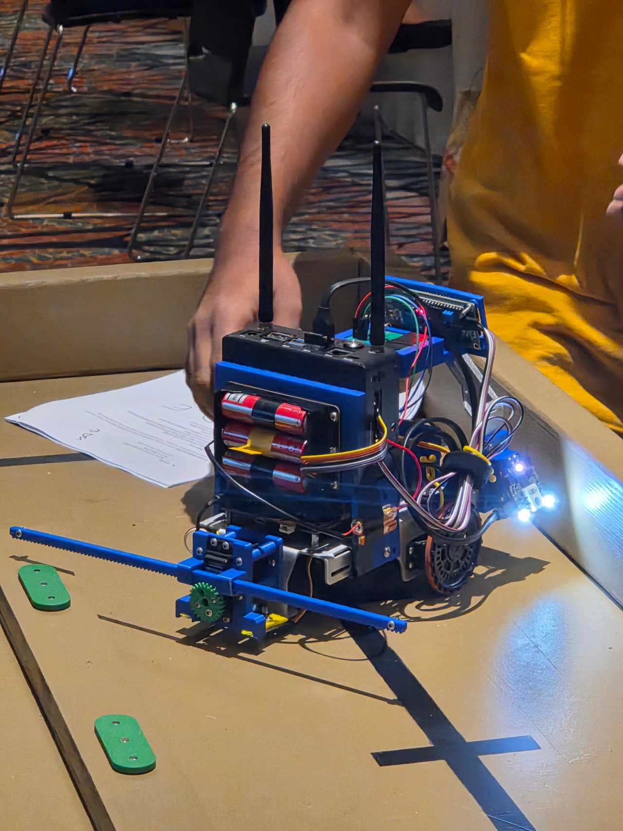 Side view of the UC Davis ASABE 2026 robot