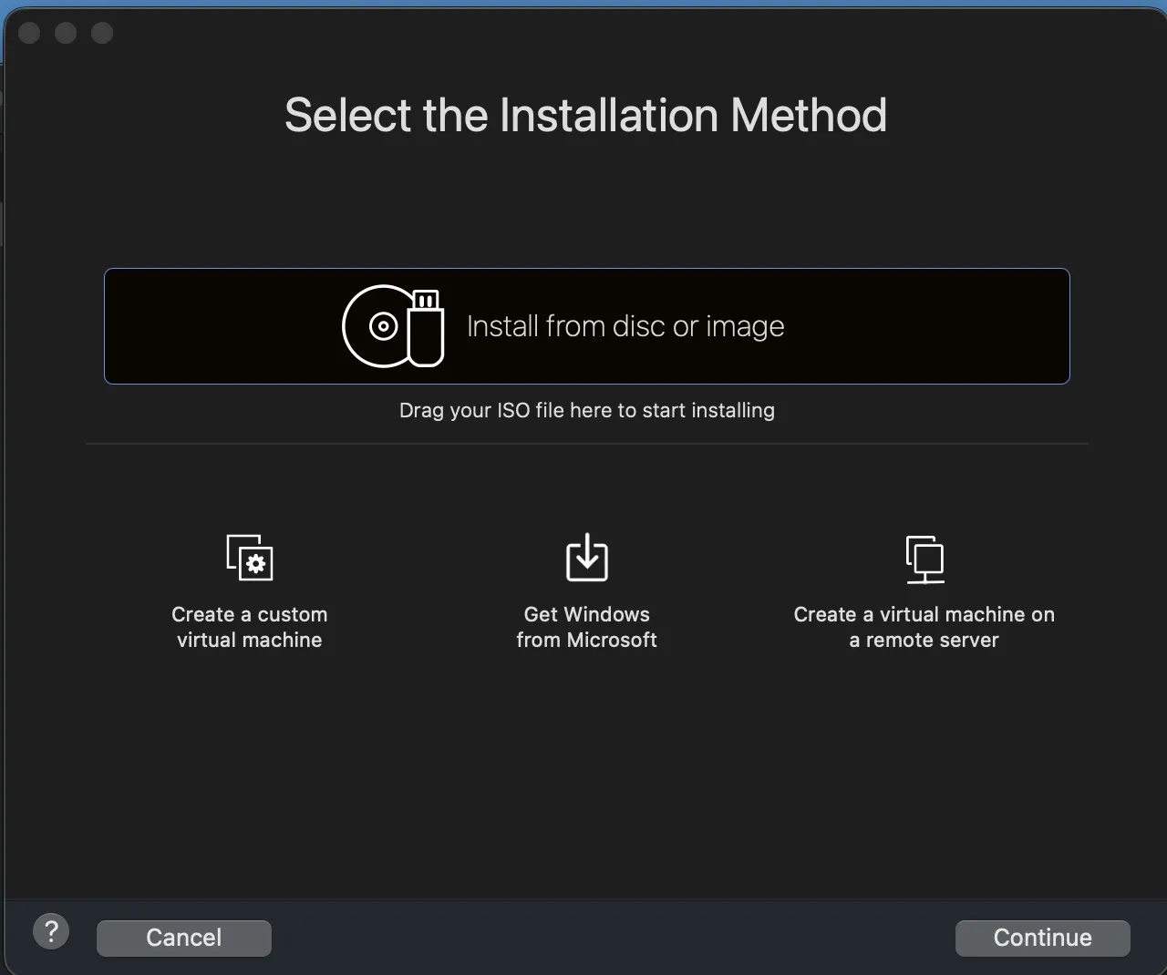 Setup Wizard Step 1