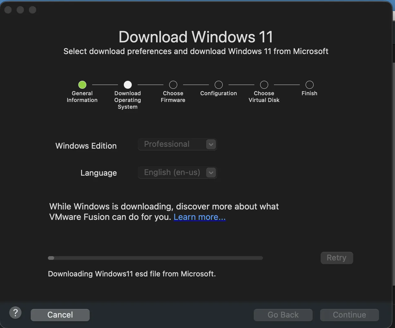 Setup Wizard Step 3