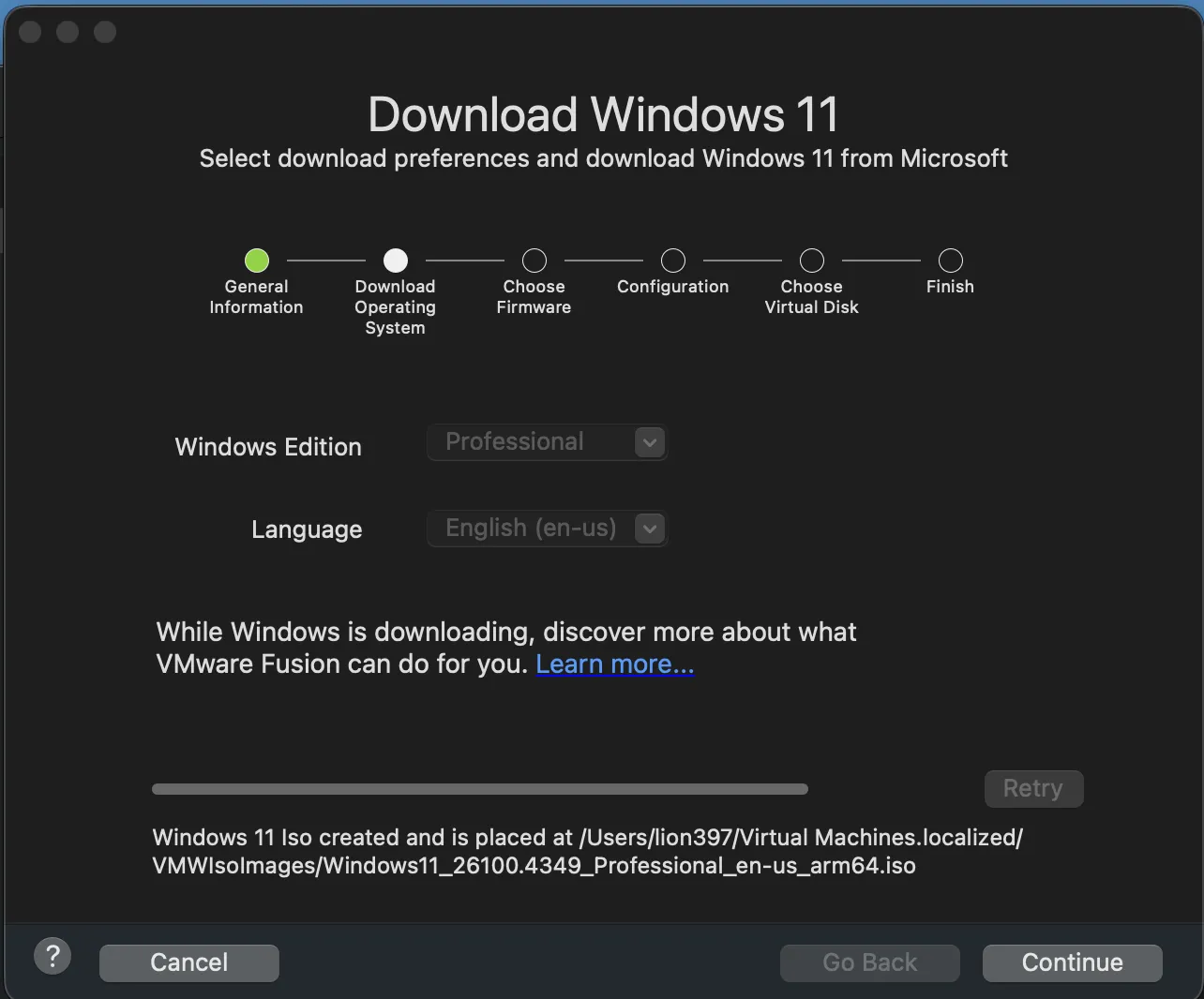 Setup Wizard Step 4