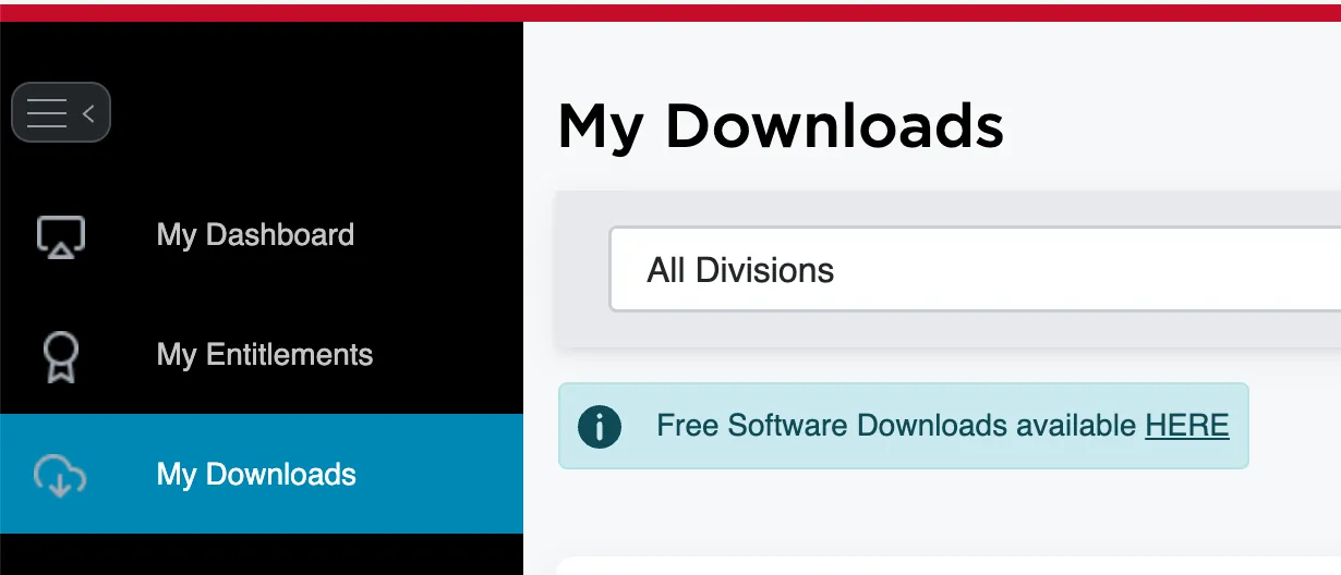 My Downloads Section