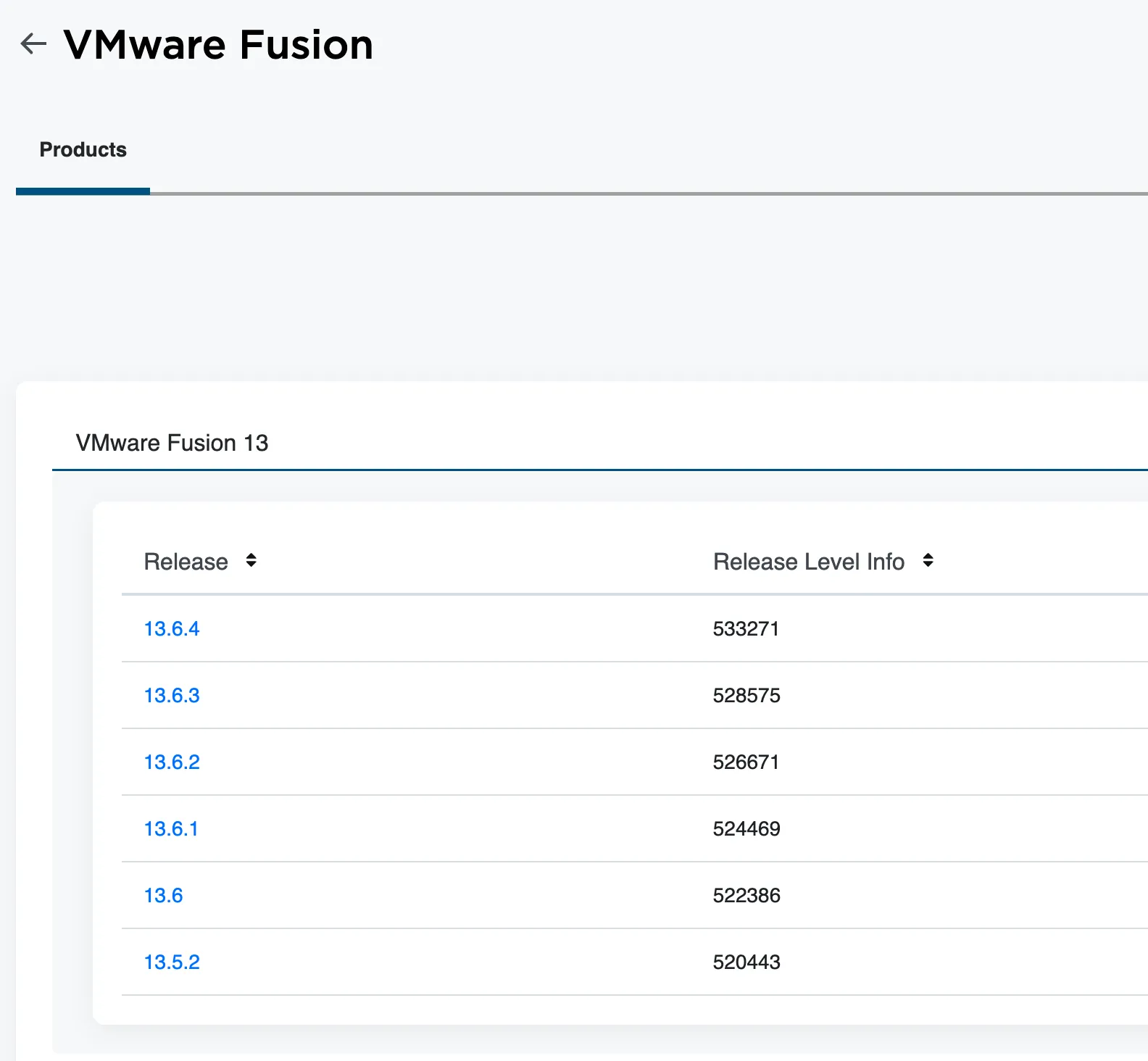 Select VMware Fusion