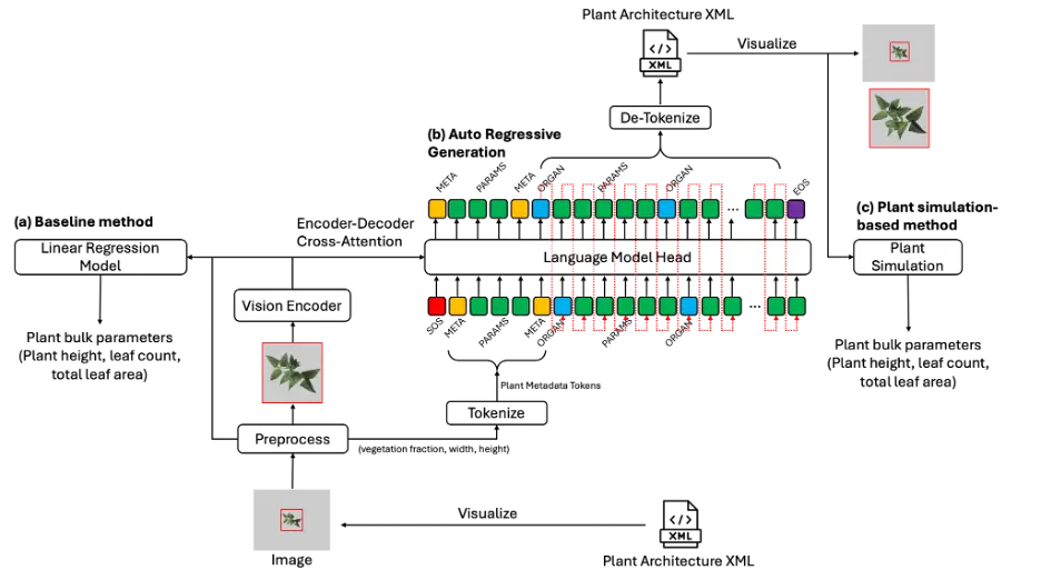 VLM for Procedural Plant Architecture